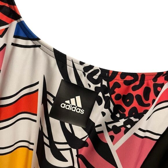 Adidas | Rich Mnisi Printed One Piece Swimsuit Size 2 - Picture 2 of 7